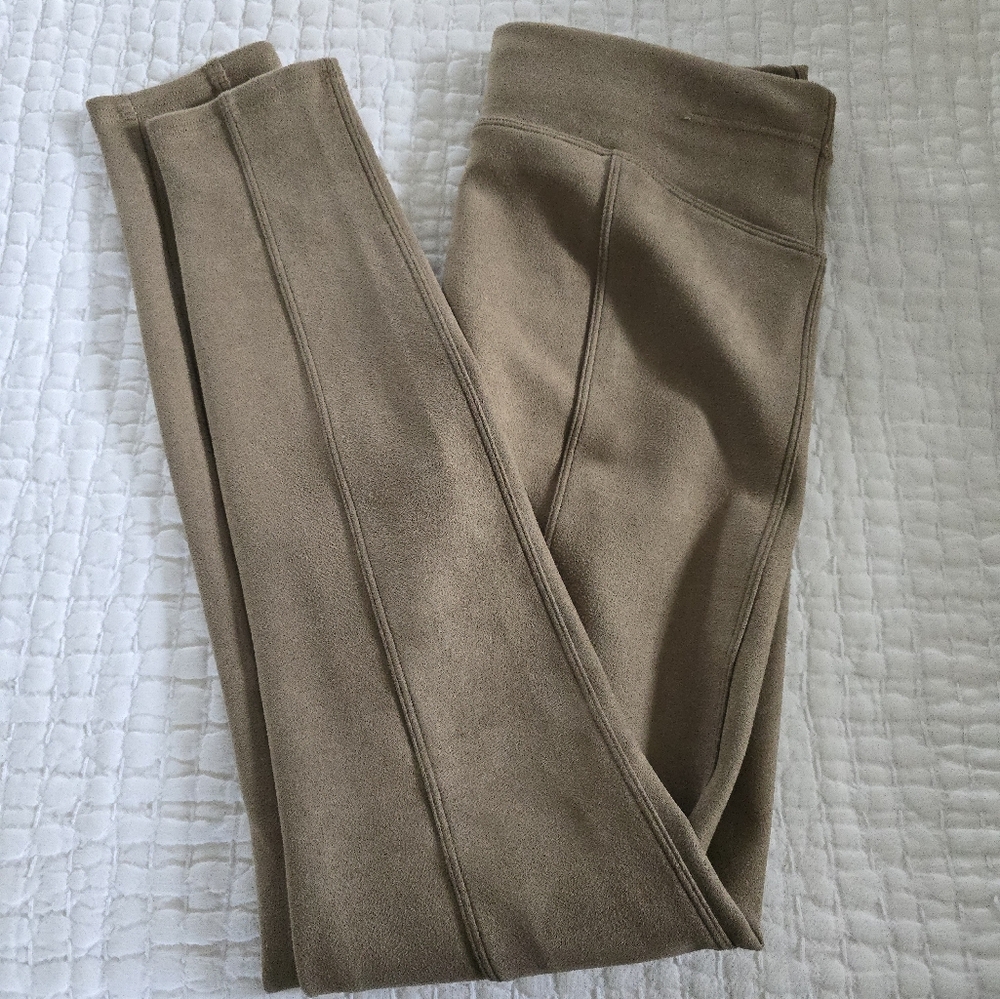 Spanx faux seude leggings